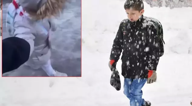 The protest of the mother from Erzurum against the snow holiday in Istanbul went viral.