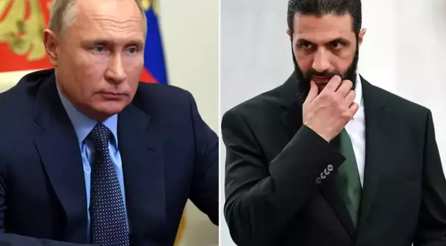 The first contact between Putin and Syria's new President Shara.