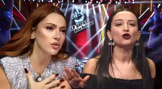 The battle between Hadise and Melike Şahin on The Voice Turkey: 