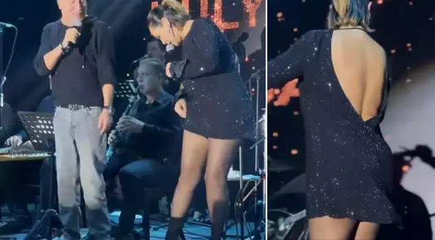 61-year-old Hülya Avşar outshone the youth in her super mini dress.