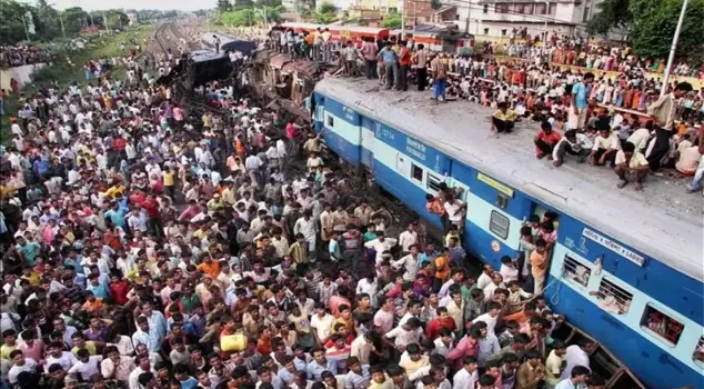 In India, 16 people lost their lives in a train station stampede.