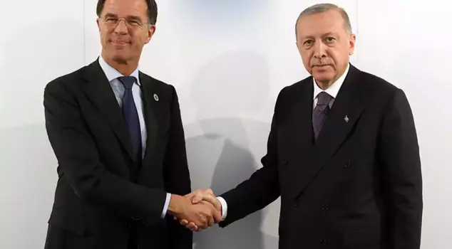 President Erdoğan met with NATO Secretary General Rutte.