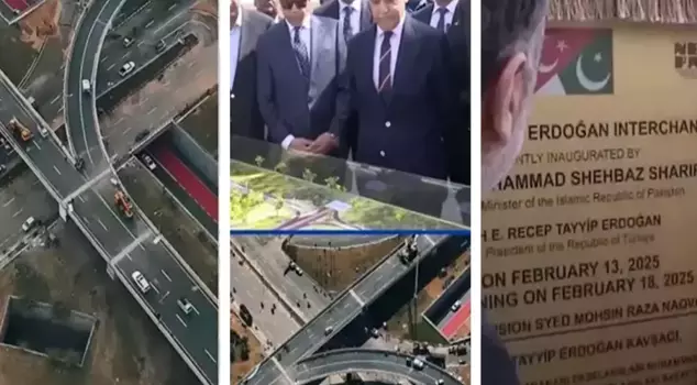 A junction named after President Erdoğan was inaugurated in Pakistan.