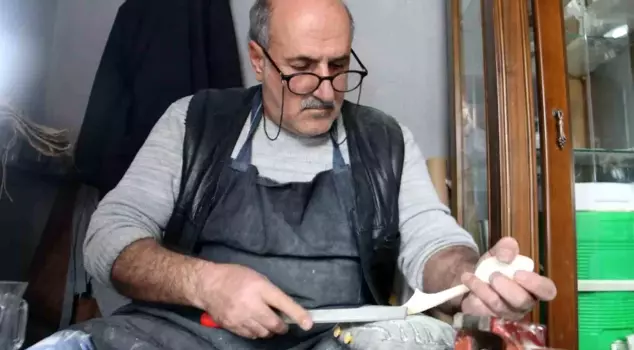 After retiring, he found himself looking for a hobby! He opened his shop and can't keep up with the orders.