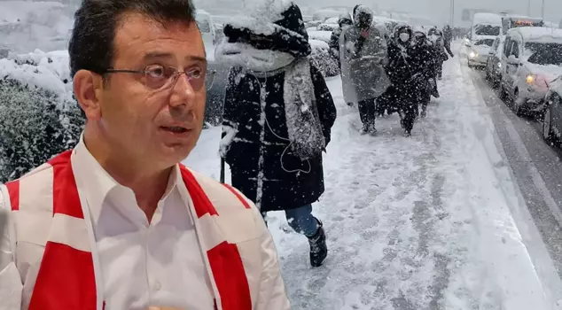 A snowstorm hit Istanbul! İmamoğlu calls for 