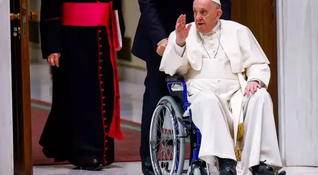 The Vatican announced that Pope Francis has developed pneumonia.