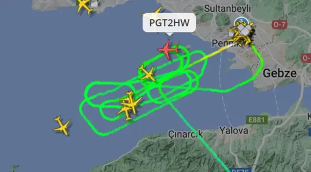 Snow disrupts air traffic in Istanbul! Flights are unable to land.