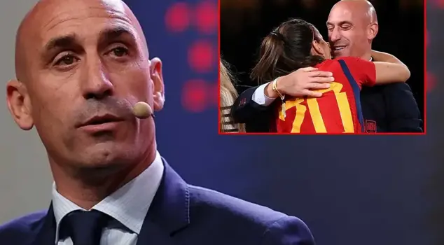 The former president of the Spanish Football Federation, who kissed a female footballer on the lips, has been fined.