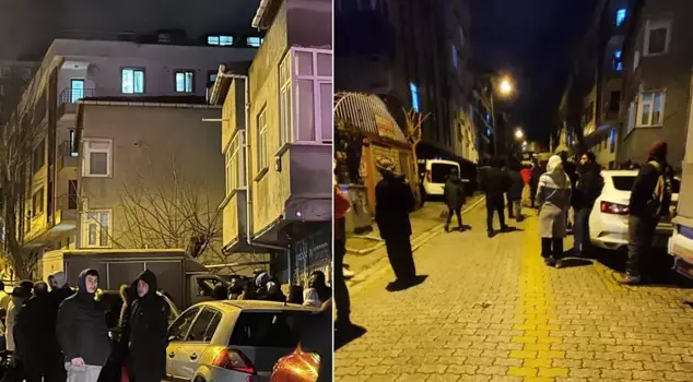 Terrifying moments in Küçükçekmece! A 7-story building was evacuated.