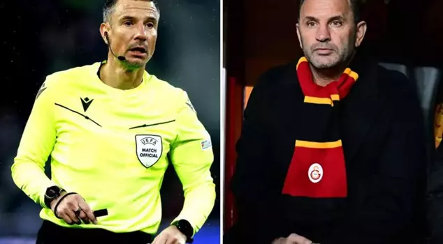 Okan Buruk's controversial remarks about the referee Vincic for the Fenerbahçe derby.