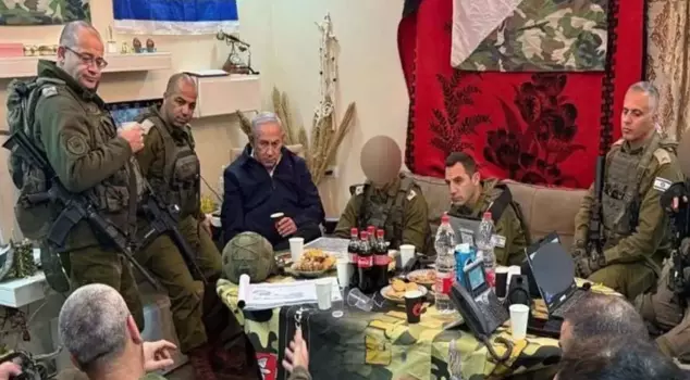 Netanyahu participated in the raid on the homes of Palestinian civilians.