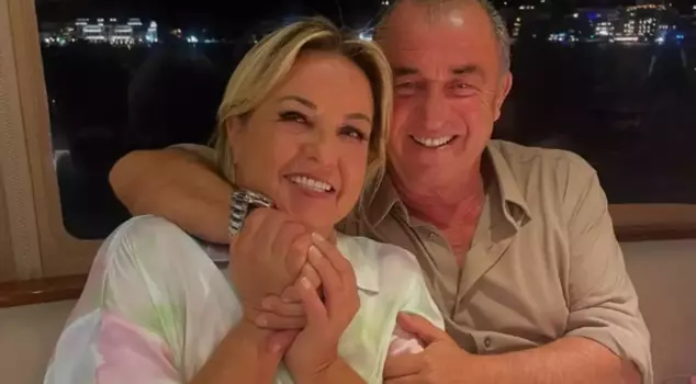 A romantic birthday celebration from Fatih Terim to his wife Fulya Terim.