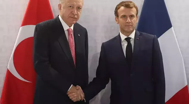 President Erdoğan met with French President Macron.