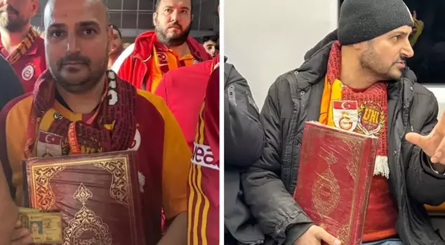 The same scenario has happened twice before! Galatasaray fans are once again going to the derby with the Quran.