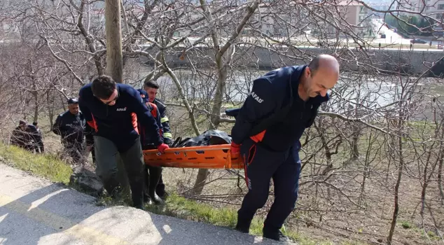 The lifeless body of a retired police officer was found in a river in Amasya.