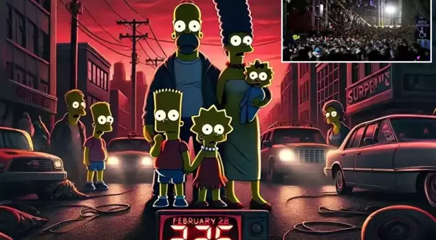 Is the Simpsons' prophecy from February 28 coming true? A state of emergency has been declared in Chile.