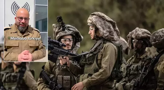 The Israeli army opened a Turkish account! The spokesperson in the video has a dirty past that has come to light.