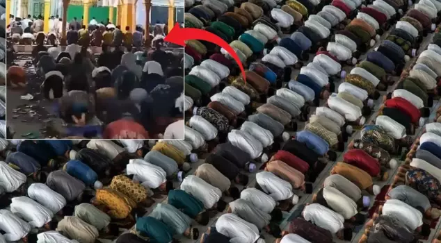 In this mosque, the Taraweeh prayer is performed in 10 minutes.