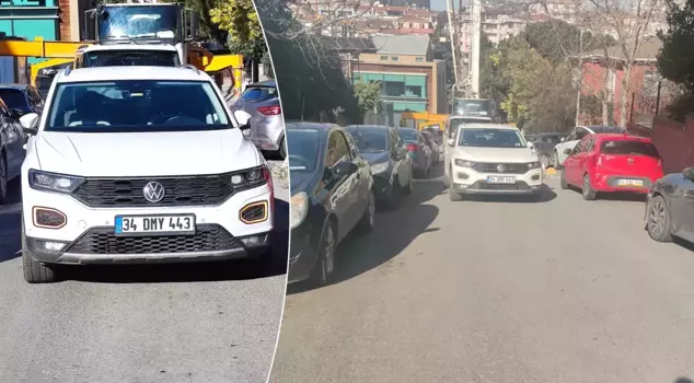 Such audacity! He left his vehicle in the middle of the road and walked away without even apologizing.