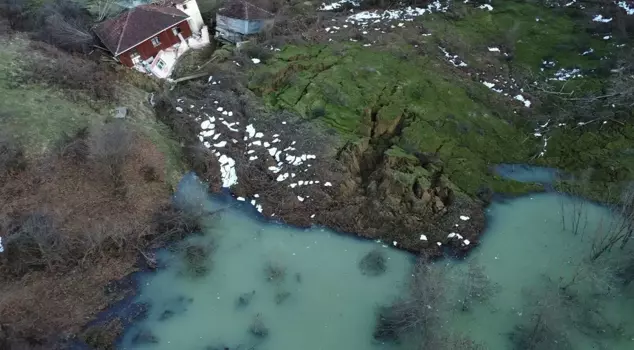 In Sinop, the roads were submerged, creating a massive pond.