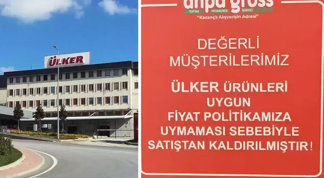 A response has come from Ülker regarding the removal of its products from store shelves.