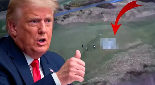 They ruined Trump's golf course! What has been written will infuriate the US leader.