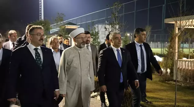 The President of Religious Affairs, Ali Erbaş, has gone to the field.