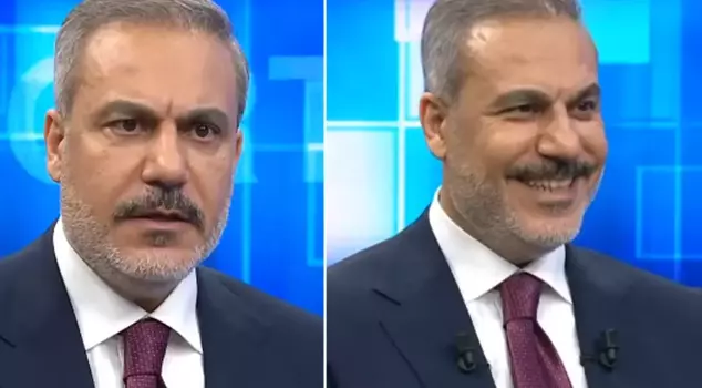 The question that first made Minister Hakan Fidan pause and then burst into laughter.