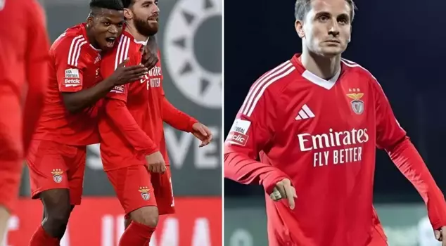 Benfica defeated Rio Ave 3-2 in a match where Orkun and Kerem scored goals.