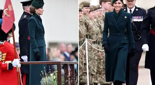 Kate Middleton dazzled in her green dress on St. Patrick's Day.