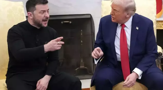 The first meeting after the discussion at the White House between Trump and Zelensky.