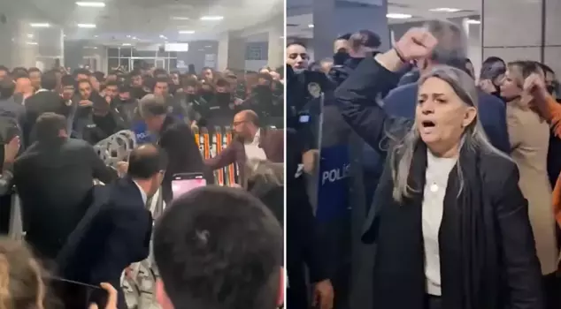 After the request for the arrest of İmamoğlu, Çağlayan Courthouse became chaotic.