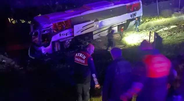 In Aydın, one person died and 27 others were injured as a result of a bus falling into a ditch.