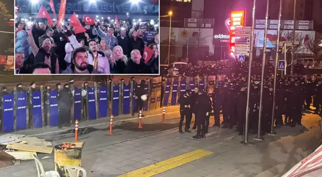 The police entered the Şişli Municipality, which has been appointed a trustee, and searches have begun.