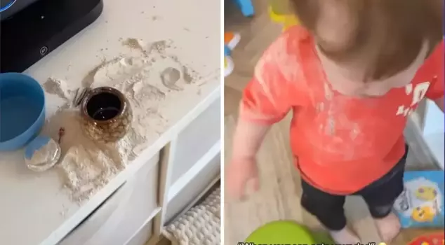 1-летний сын съел прах своего отца, мать в шоке.