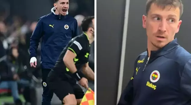 New details from the controversial derby! Mert Hakan repeatedly asked the referee the same question during the match.