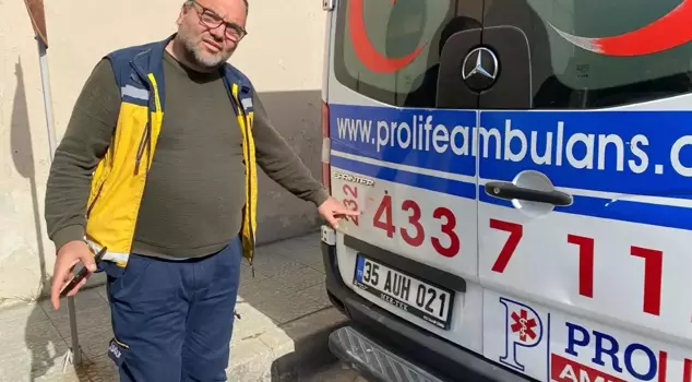 He opened fire on an ambulance in traffic, narrowly avoiding a disaster.