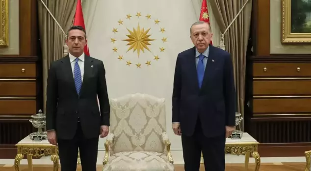 President Erdoğan received Fenerbahçe Sports Club President Ali Koç.