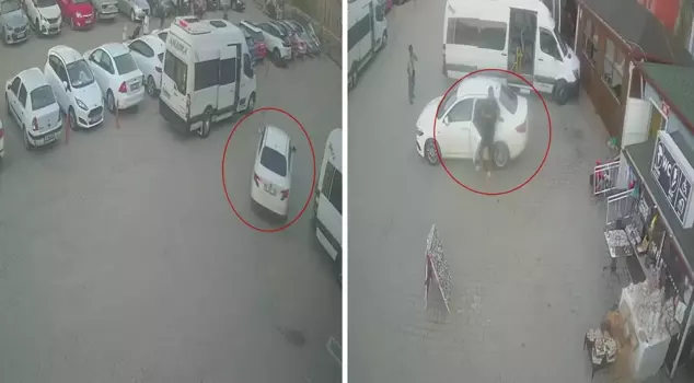 He got out of the car and opened fire with a shotgun as soon as he saw his wife.