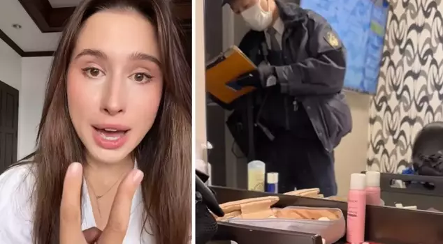 المتواجد في الفندق، خرج من تحت سريره رجل مجهول الهوية.