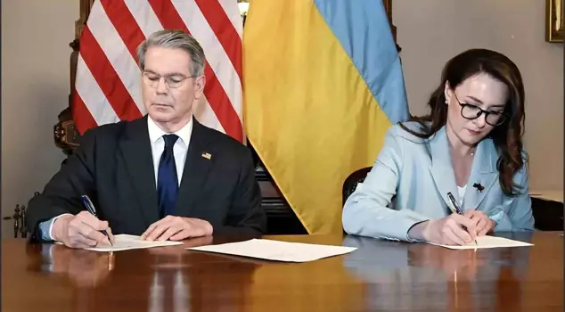 The United States and Ukraine signed a Precious Metals Agreement.