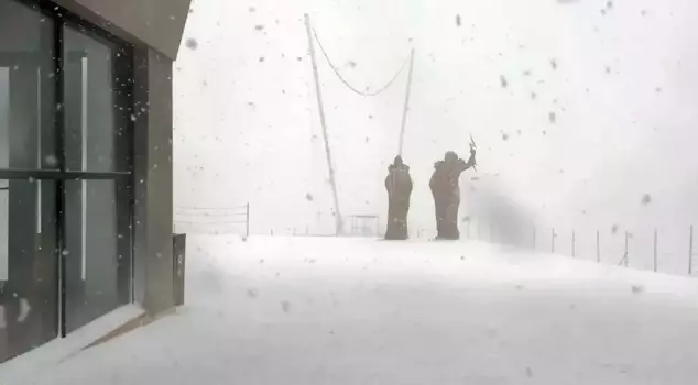 Snow surprise in May! Those who saw it couldn't hide their astonishment.