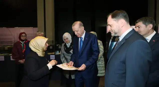 President Erdoğan visits the exhibition that sets a precedent in Turkey.