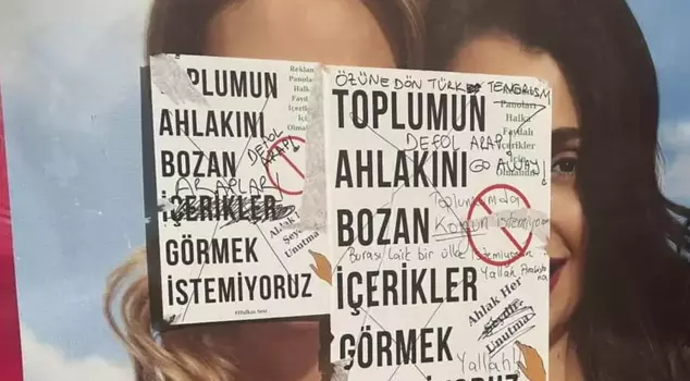 They censored advertisement posters featuring smiling women! The reason is just as interesting.