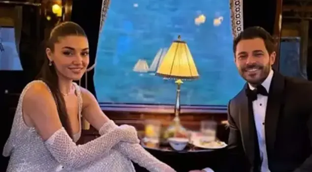 Hande Erçel and Hakan Sabancı's shocking pose.