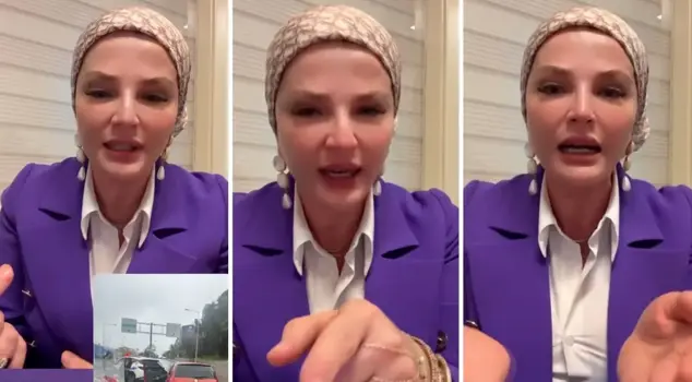 The famous host Nermin Öztürk recounted the harassment she faced in traffic in tears.