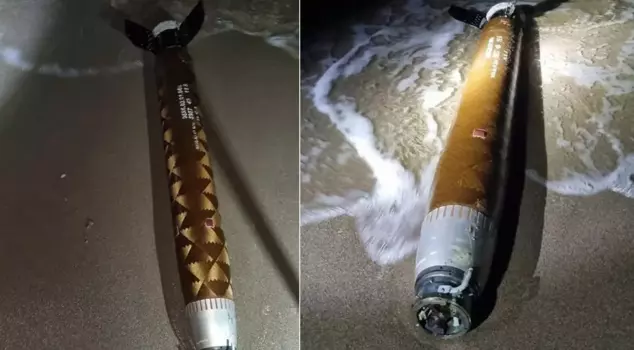 A citizen walking on the beach found a rocket engine, and teams immediately sprang into action.