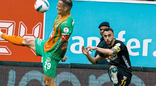 The cluster line is on fire! Alanyaspor and Kayserispor couldn't find a winner.