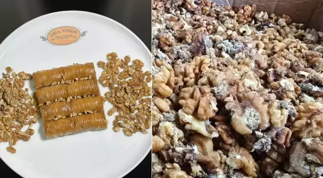 The famous baklava maker's wormy walnut scandal is growing! They first denied it, then spoke completely differently.