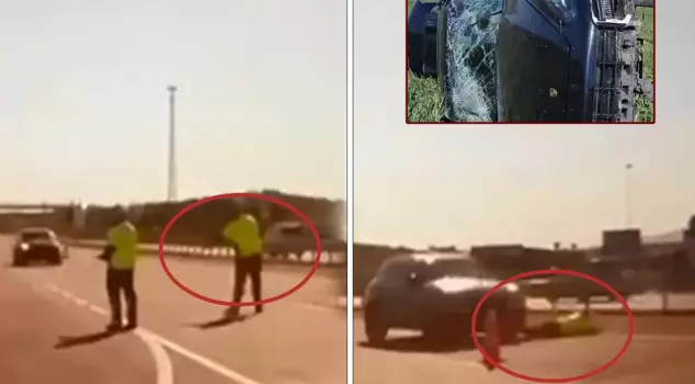 The driver who did not comply with the 